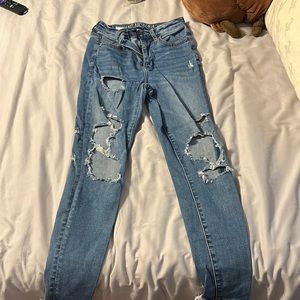 American Eagle Medium wash skinny jeans